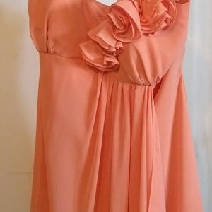 Peach Dress